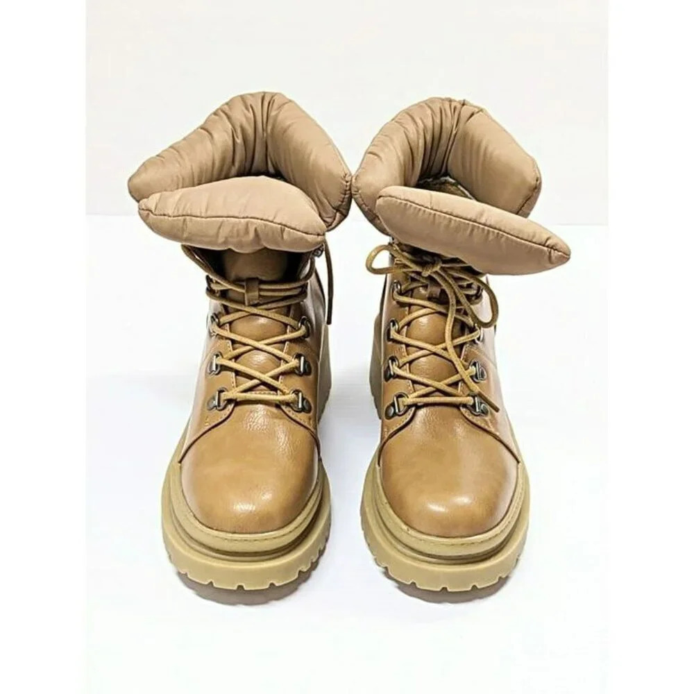Journee Collection Irrah Women's Tru Comfort Foam Boot Taupe Size 7.5 MSRP $130 - Picture 4 of 11